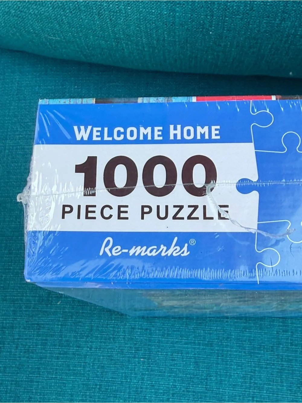Welcome Home 1000-Piece Jigsaw Puzzle - Colorful Doors & Dogs